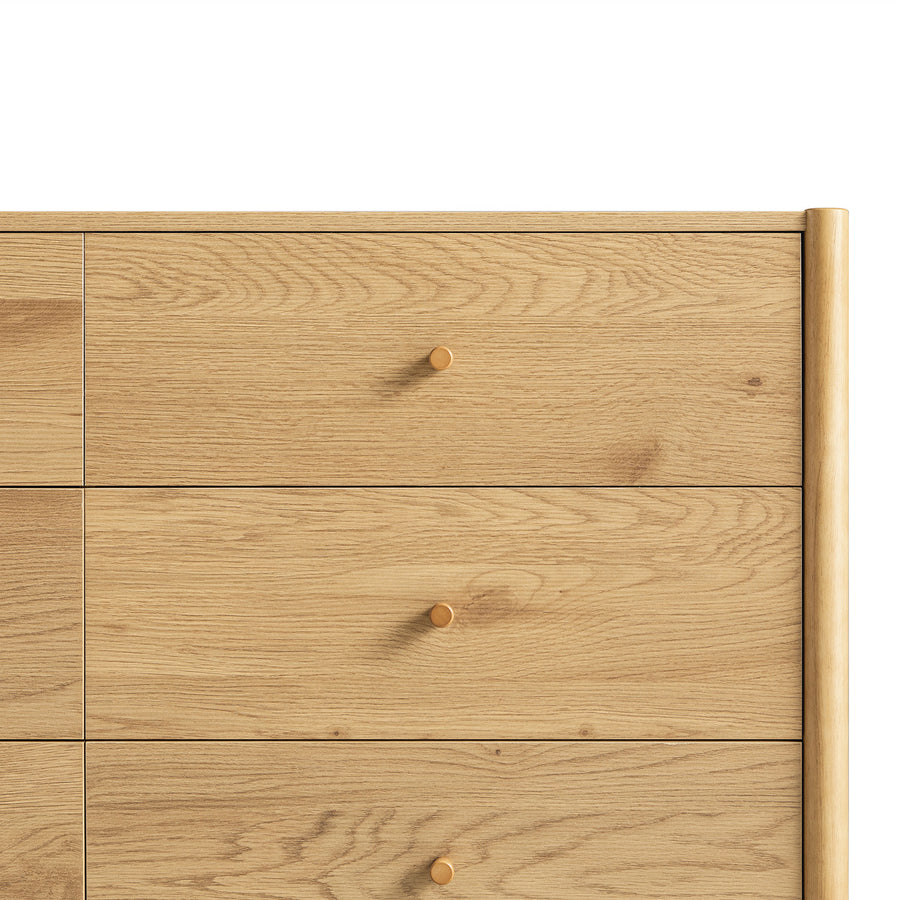 Linden 6 Drawer Chest, Natural