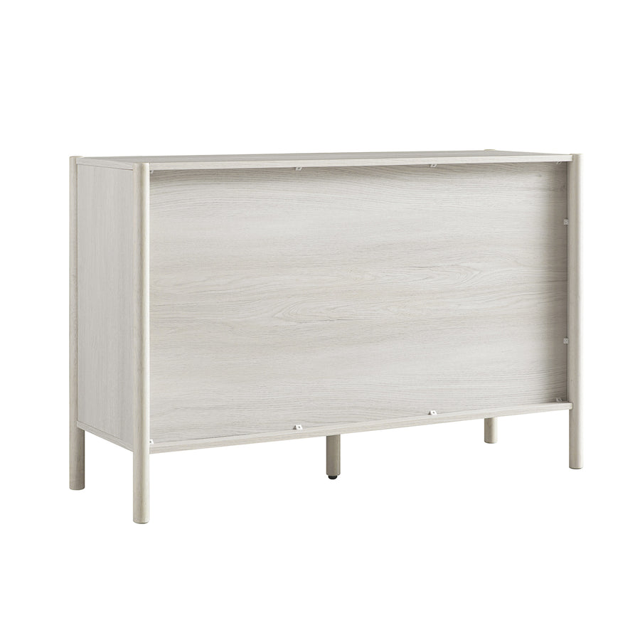 Linden 6 Drawer Chest, White Washed