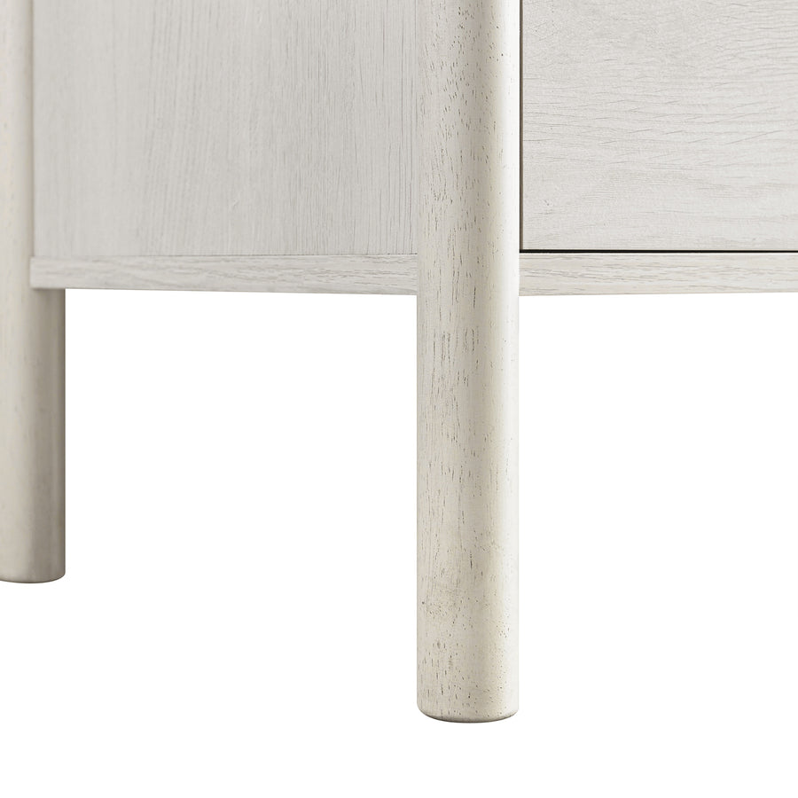 Linden 6 Drawer Chest, White Washed