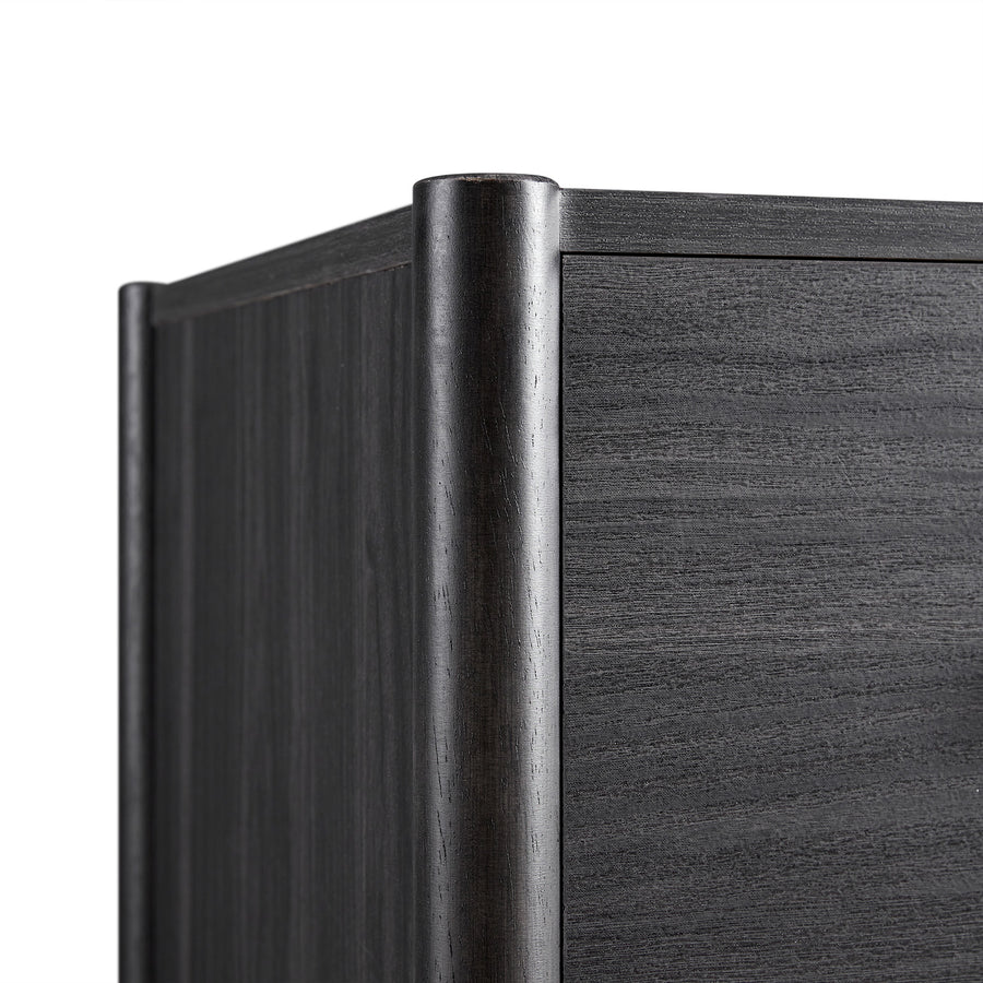 Linden 2-over-3 Chest of Drawers, Ebony - daals