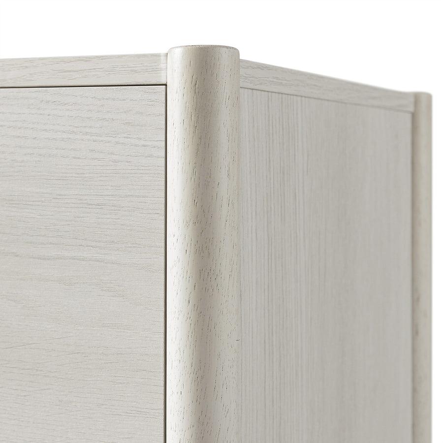 Linden 2-over-3 Chest of Drawers, White Washed