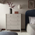 Linden 2-over-3 Chest of Drawers, White Washed
