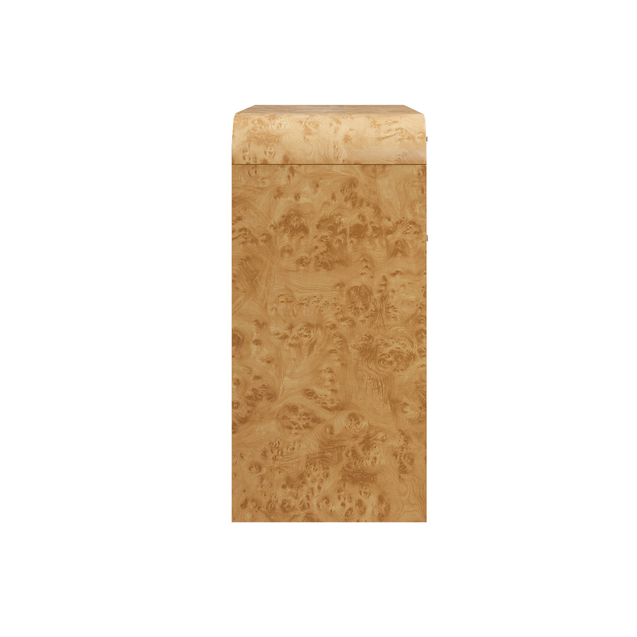 Marcel Chest of 3 Drawers, Natural Burlwood