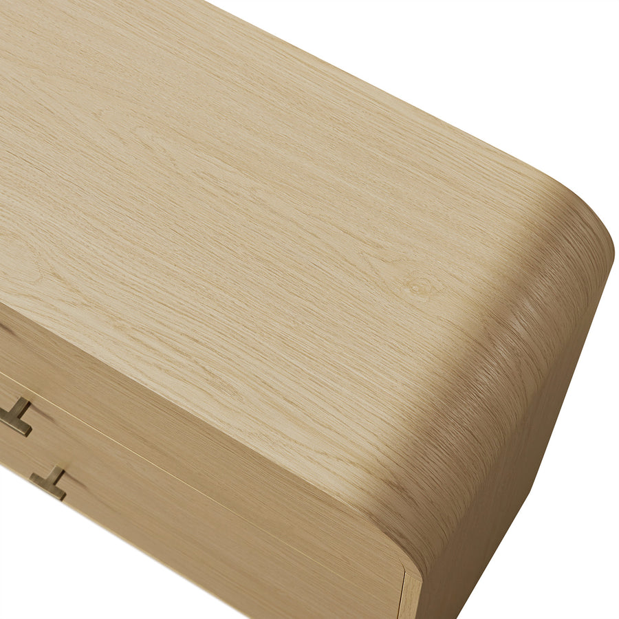 Marcel Chest of 3 Drawers, Light Oak