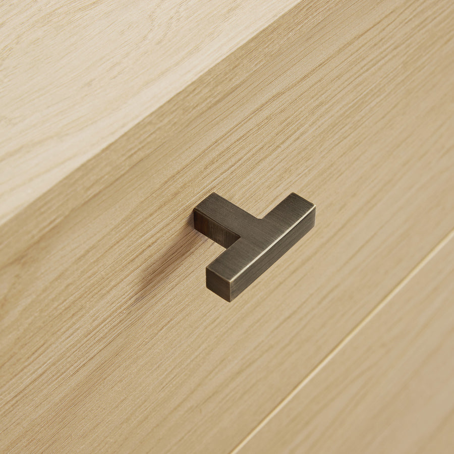 Marcel Chest of 3 Drawers, Light Oak