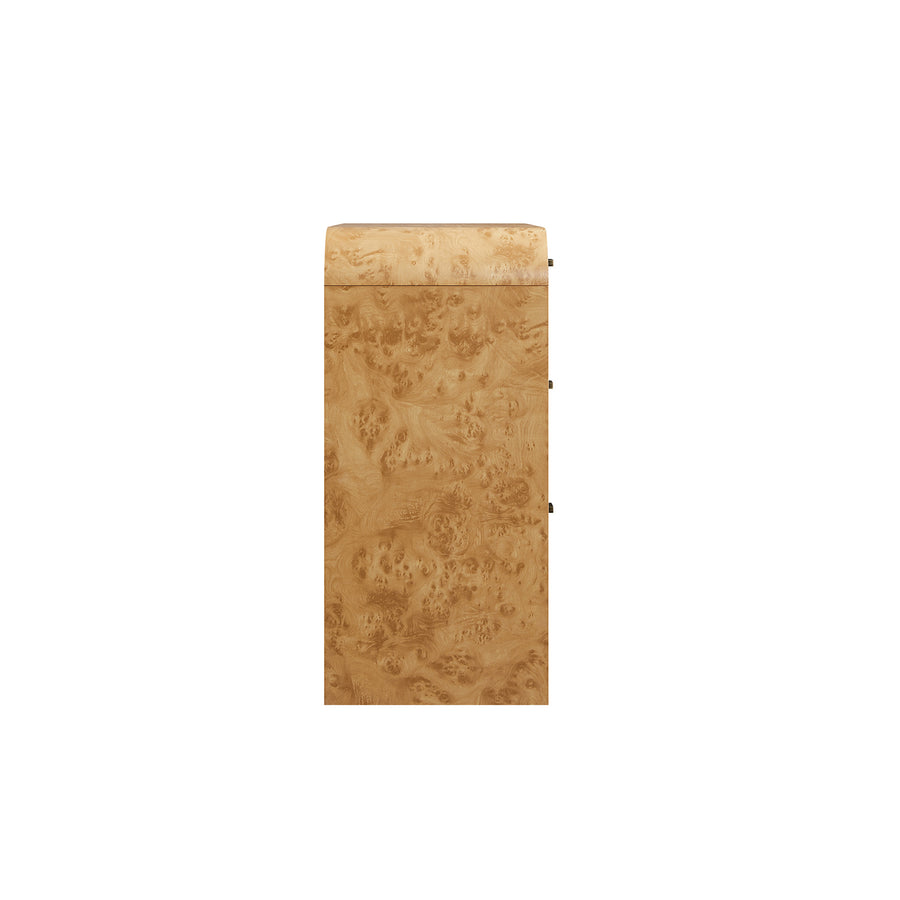 Marcel Chest of 6 Drawers, Natural Burlwood
