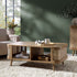 Izzy Curved Rattan Coffee Table, Natural - daals