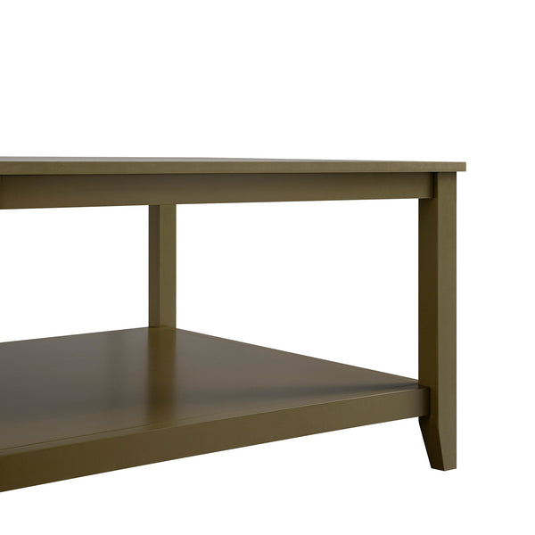 Oakham 80cm Square Coffee Table, Olive Grove