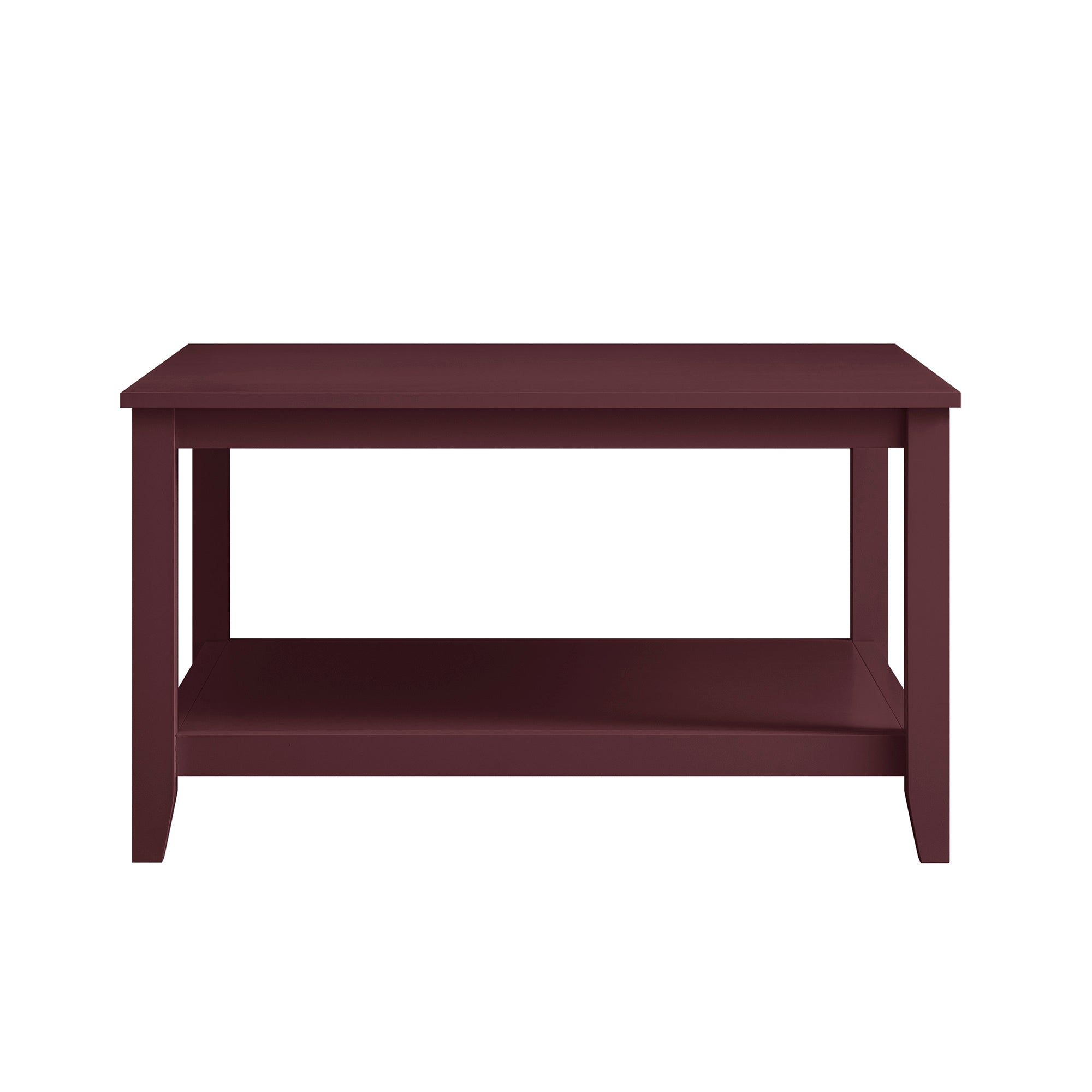 Oakham 80cm Square Coffee Table, Wild Cherry