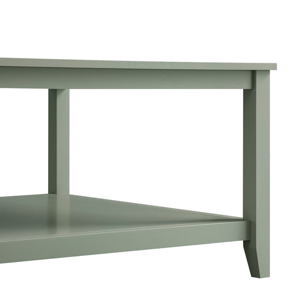 Oakham 80cm Square Coffee Table, Desert Sage