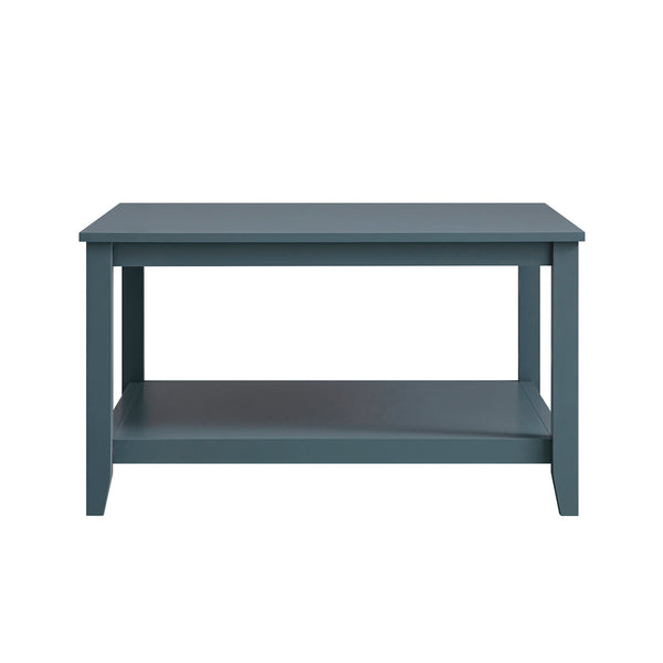 Oakham 80cm Square Coffee Table, Stormy Blue - daals