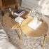 Linden Round Nesting Coffee Tables, Natural