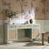 Frances Woven Rattan 3 - Drawer Desk, Mint - daals