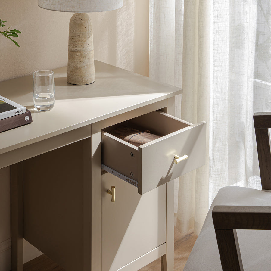 Oakham Writing Desk, Deep Greige