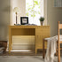 Oakham Writing Desk, Rattan Yellow - daals