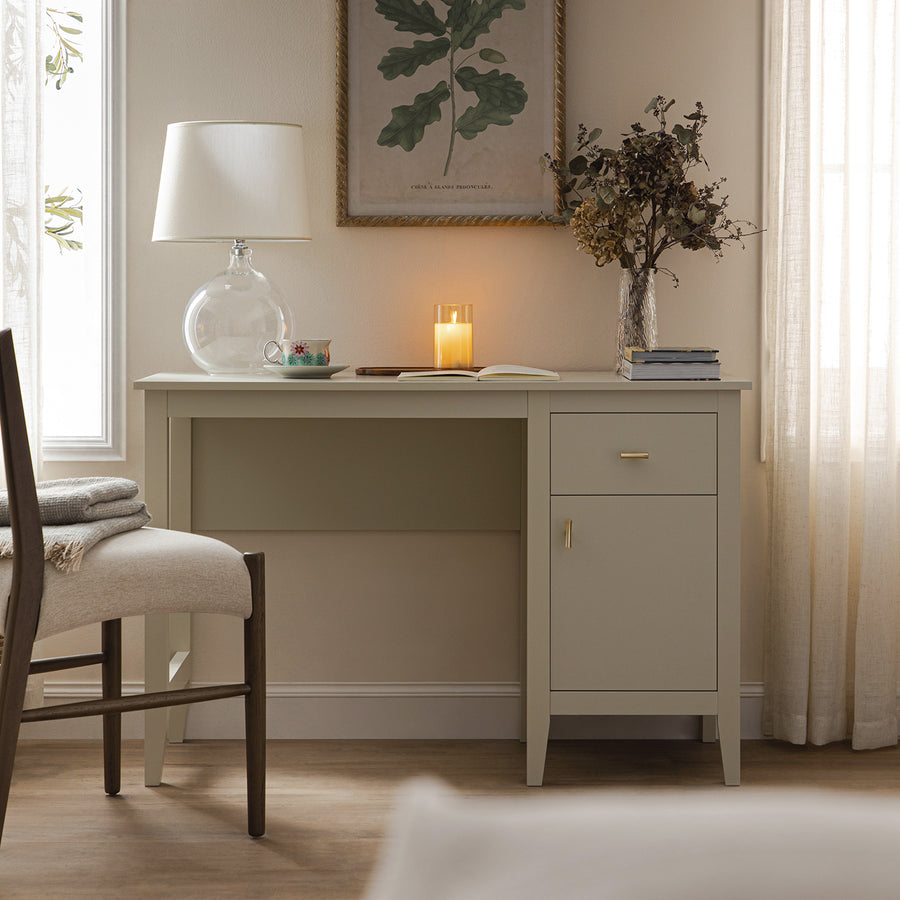 Oakham Writing Desk, Shaded White