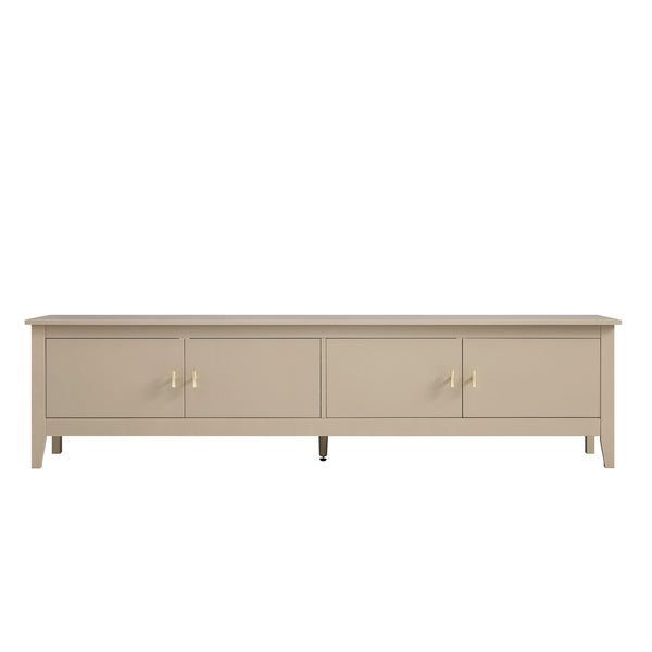 Oakham 180cm Wide TV Unit, Deep Greige - daals