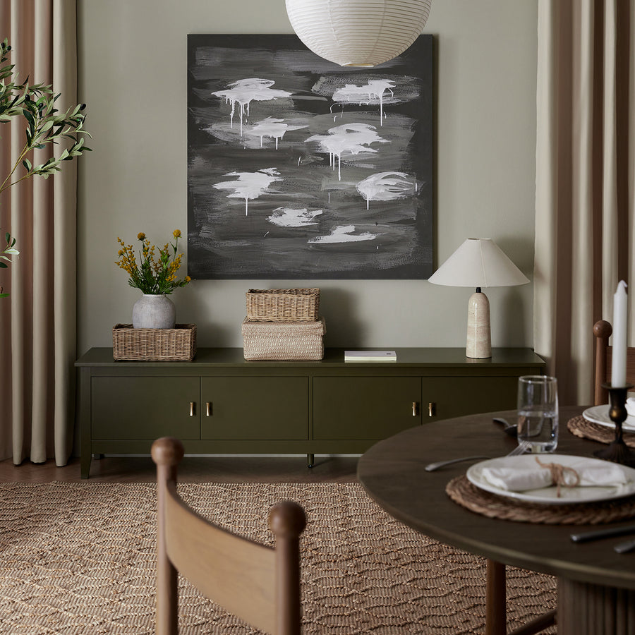 Oakham 180cm Wide TV Unit, Olive Grove