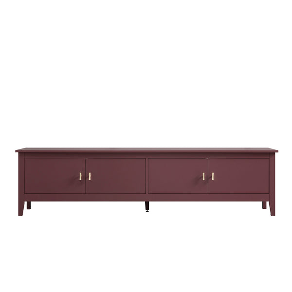 Oakham 180cm Wide TV Unit, Wild Cherry