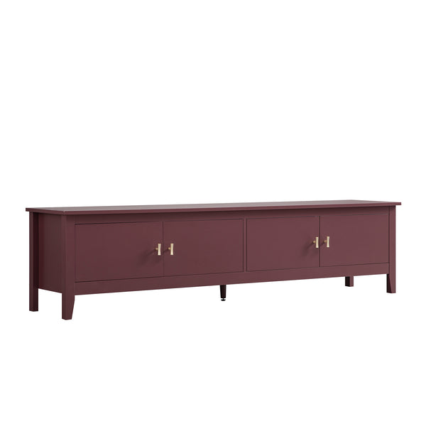 Oakham 180cm Wide TV Unit, Wild Cherry