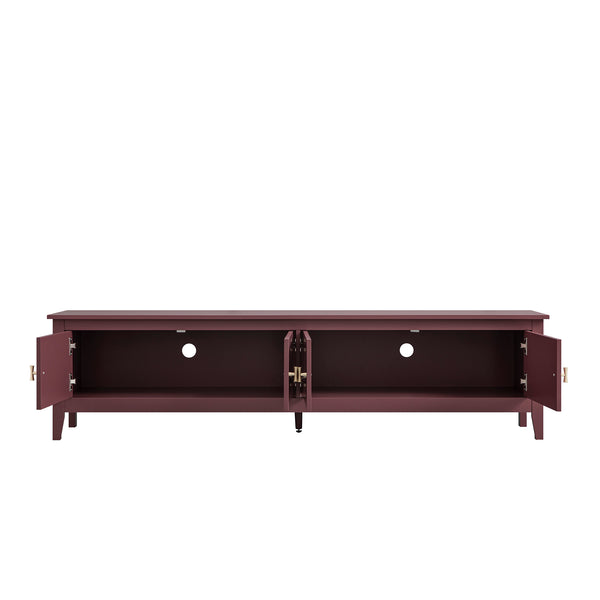 Oakham 180cm Wide TV Unit, Wild Cherry