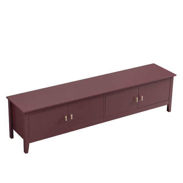 Oakham 180cm Wide TV Unit, Wild Cherry