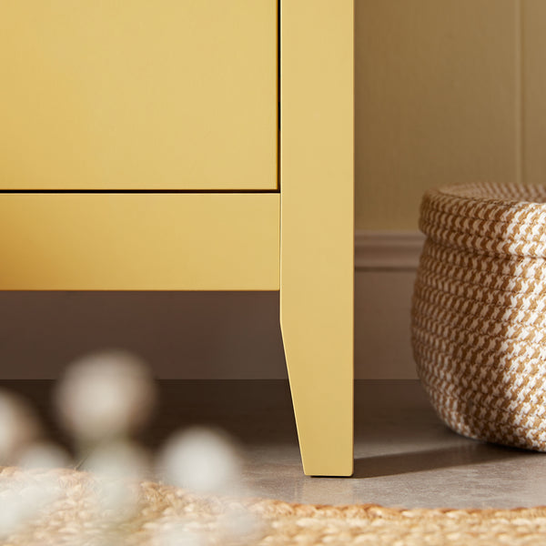 Oakham 180cm Wide TV Unit, Rattan Yellow - daals