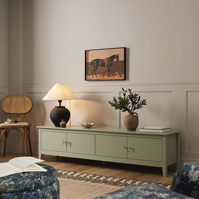 Oakham 180cm Wide TV Unit, Desert Sage