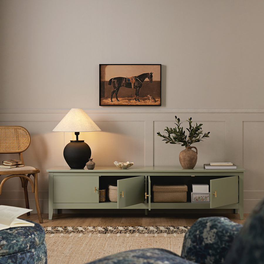 Oakham 180cm Wide TV Unit, Desert Sage