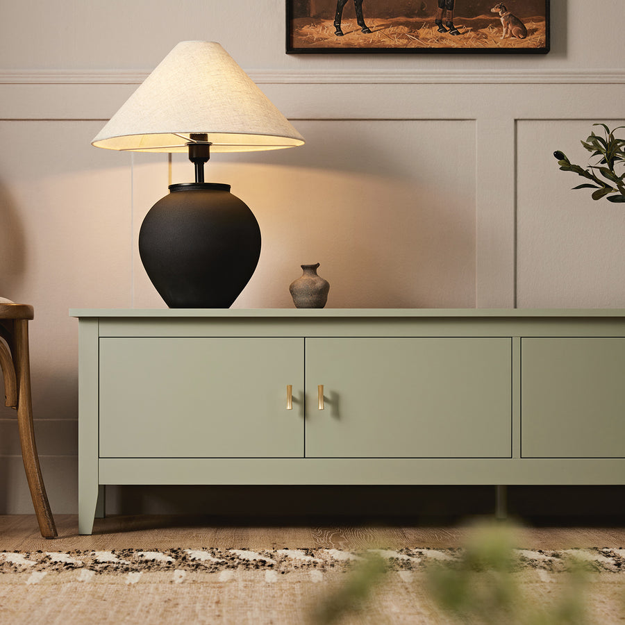 Oakham 180cm Wide TV Unit, Desert Sage