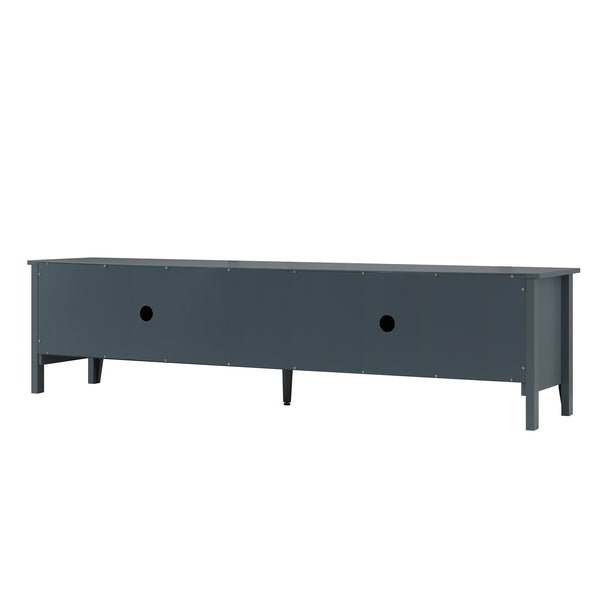Oakham 180cm Wide TV Unit, Stormy Blue