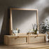 Frances Woven Rattan Vanity Mirror, Natural - daals