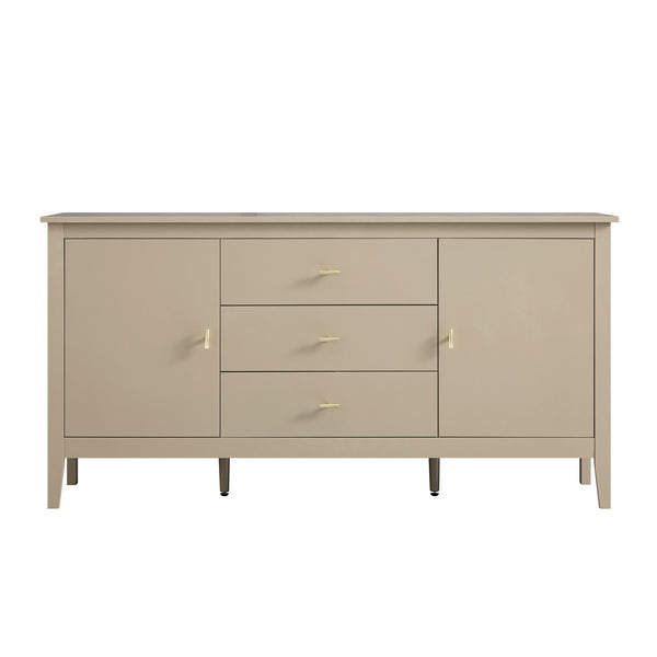 Oakham Wide Sideboard with Drawers, Deep Greige