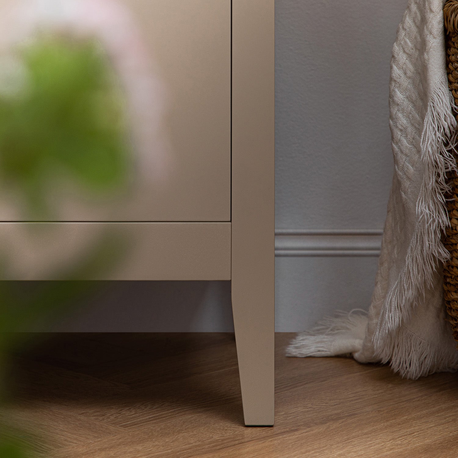 Oakham Wide Sideboard with Drawers, Deep Greige