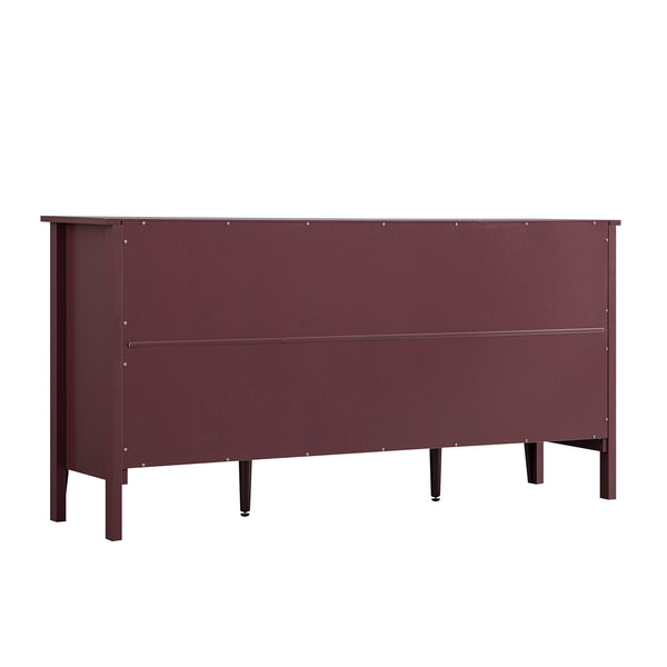 Oakham Wide Sideboard with Drawers, Wild Cherry