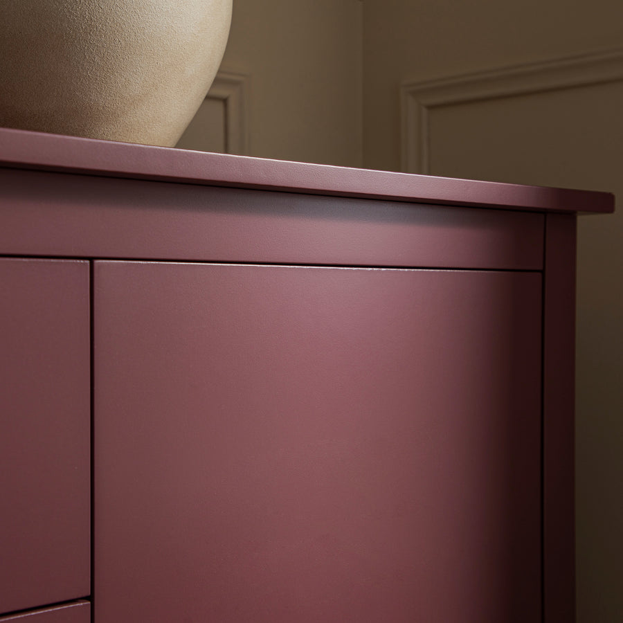 Oakham Wide Sideboard with Drawers, Wild Cherry