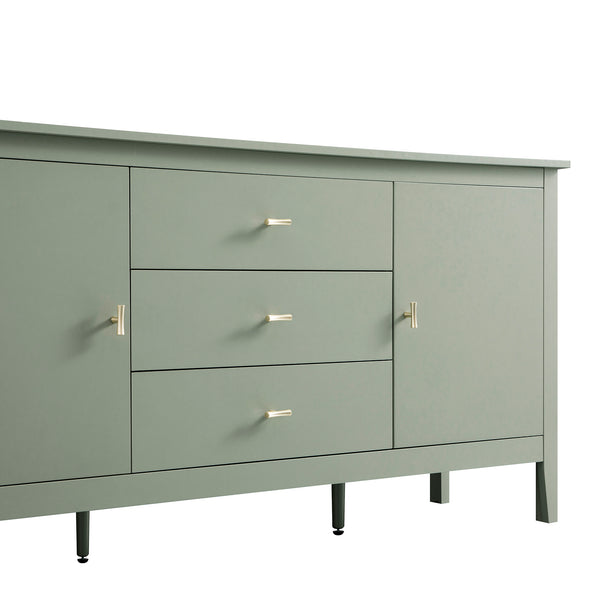 Oakham Wide Sideboard with Drawers, Desert Sage