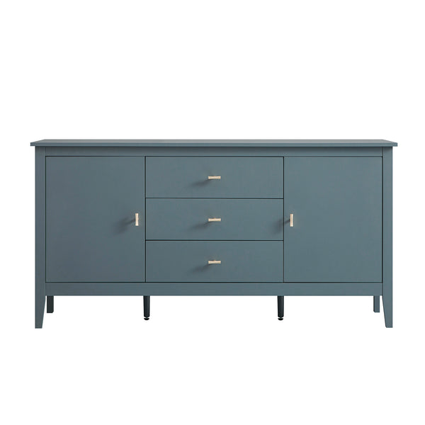Oakham Wide Sideboard with Drawers, Stormy Blue