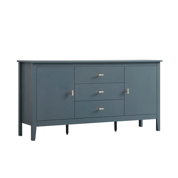 Oakham Wide Sideboard with Drawers, Stormy Blue