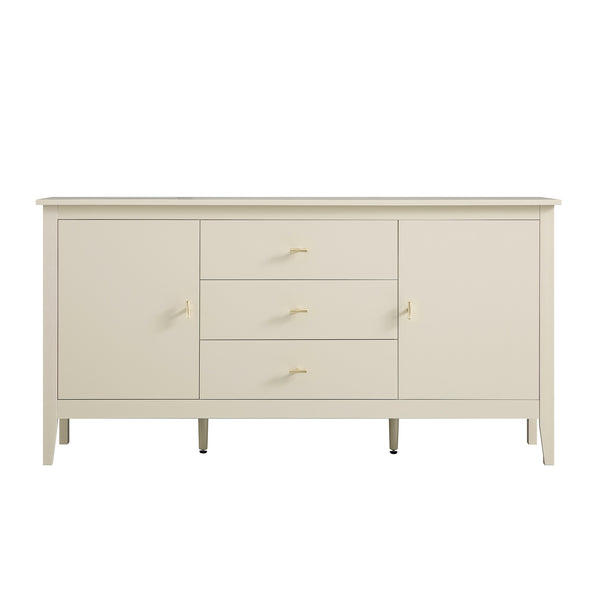 Oakham Wide Sideboard with Drawers, Shaded White