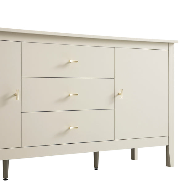 Oakham Wide Sideboard with Drawers, Shaded White