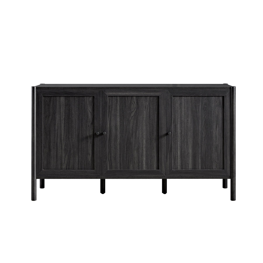 Linden 3-Door Sideboard, Ebony - daals