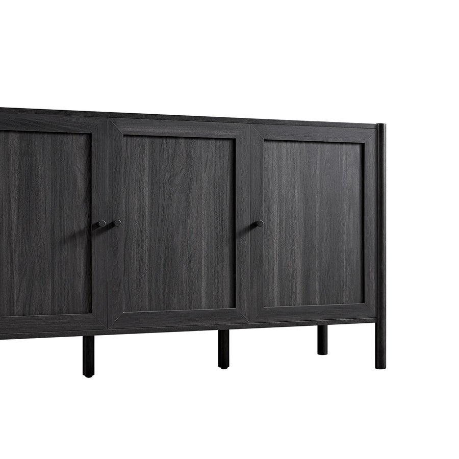Linden 3-Door Sideboard, Ebony - daals