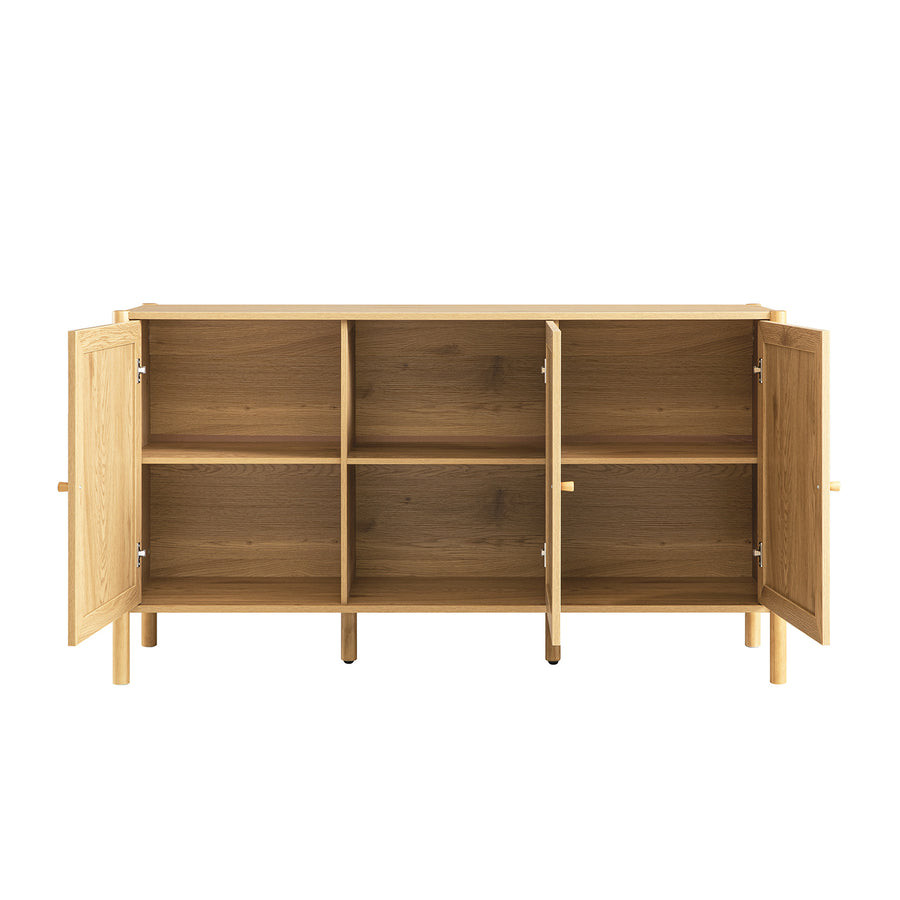 Linden 3-Door Sideboard, Natural - daals