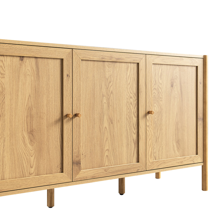 Linden 3-Door Sideboard, Natural - daals