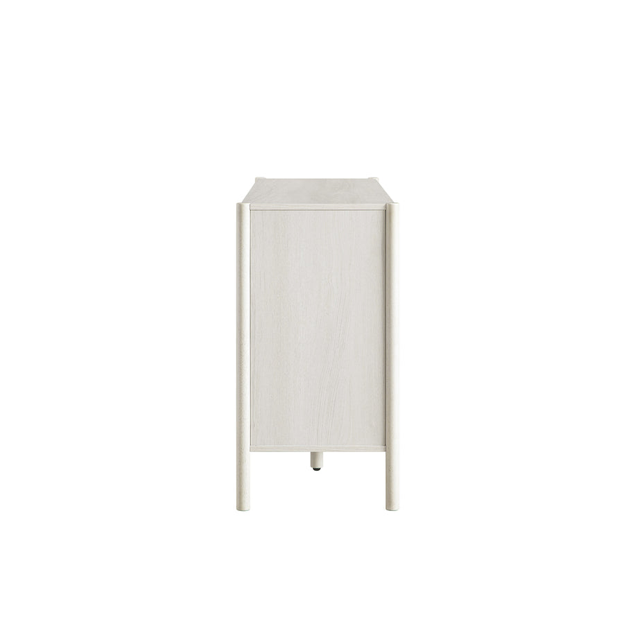 Linden 3-Door Sideboard, White Washed - daals