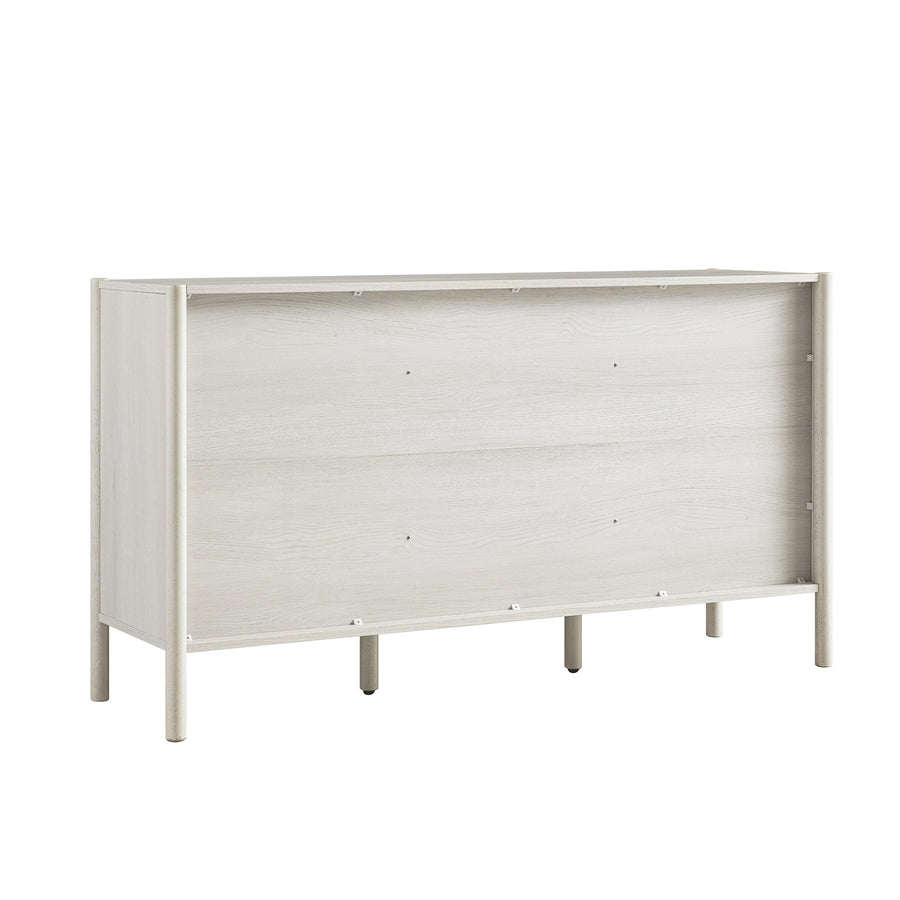 Linden 3-Door Sideboard, White Washed - daals