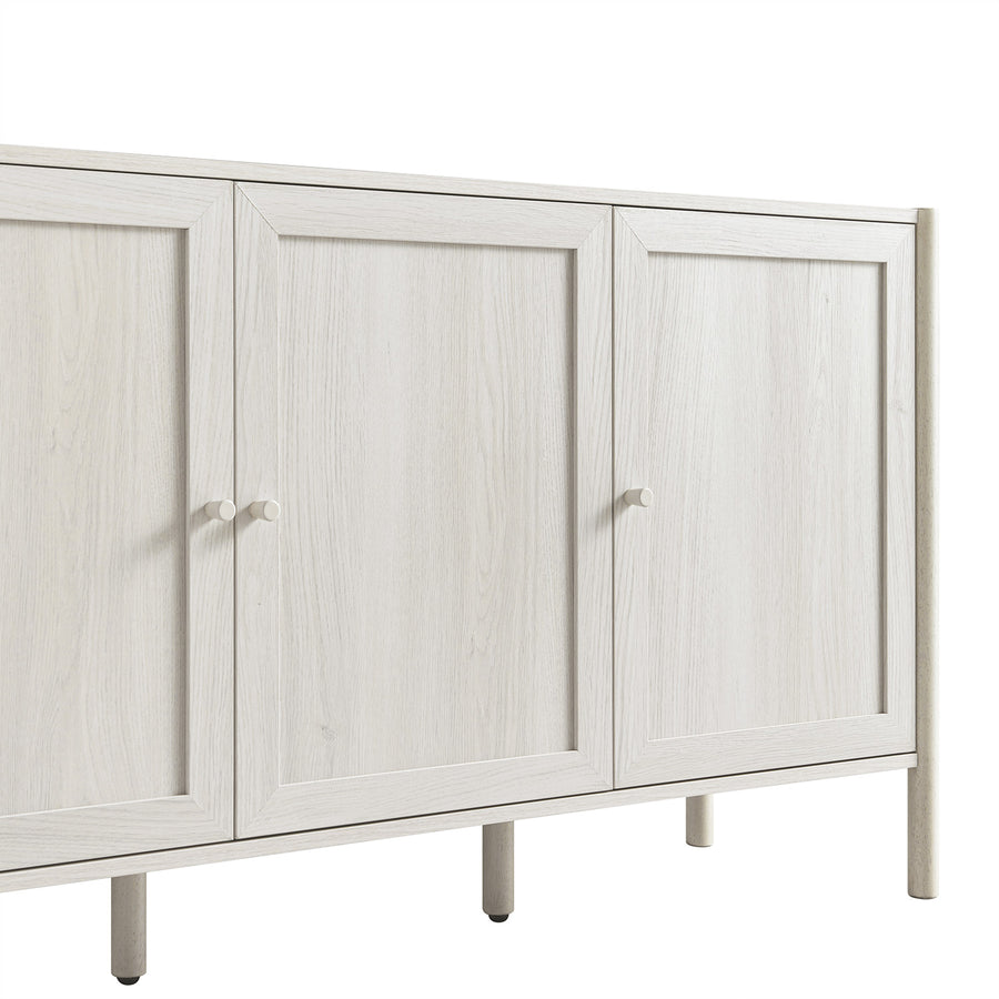 Linden 3-Door Sideboard, White Washed - daals