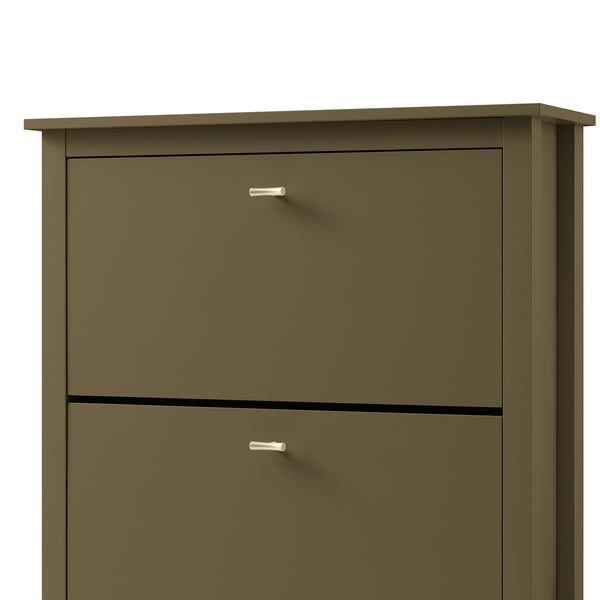 Oakham 2-Tier Shoe Cabinet, Olive Grove