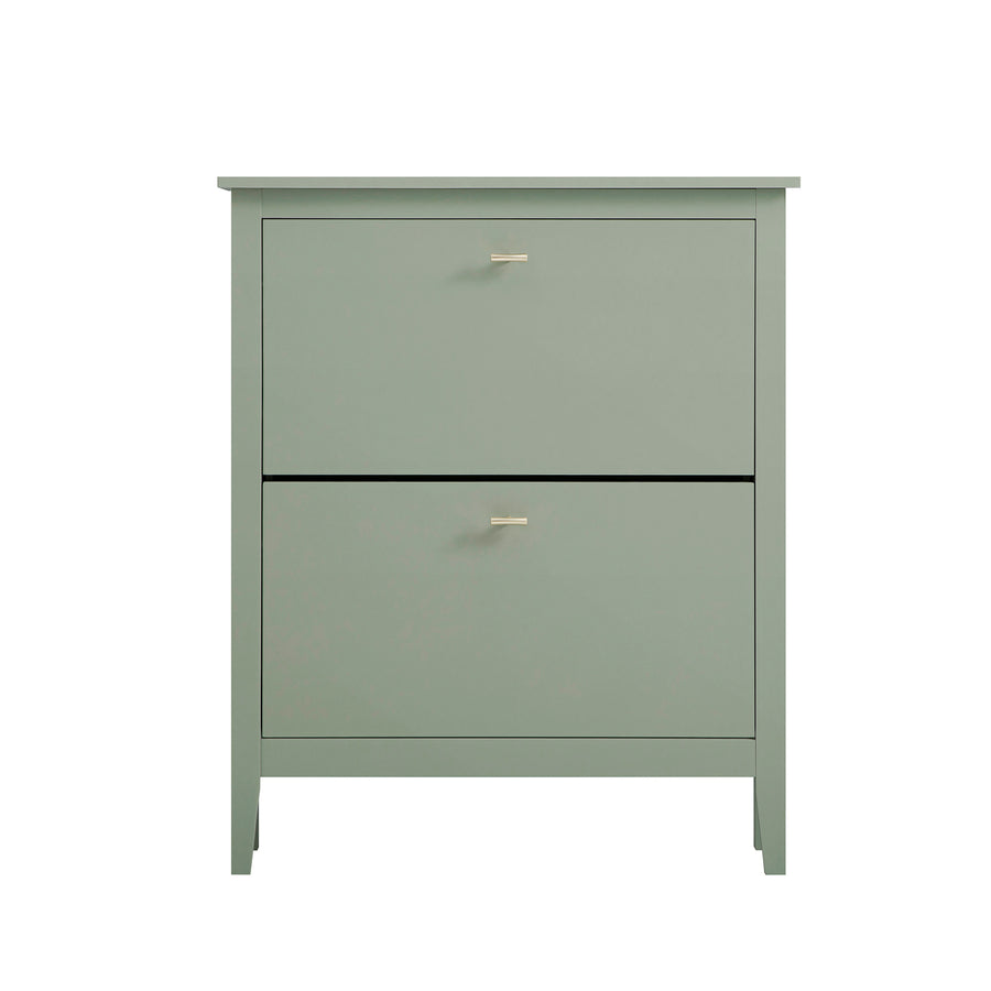 Oakham 2-Tier Shoe Cabinet, Desert Sage